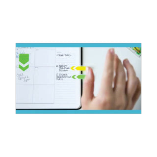 Post-it® Marking Page Flags in Dispensers, Blue, 12 50-Flag Dispensers/Pack (MMM680BE12)