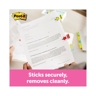 Post-it® Page Flags in Dispenser, "Sign Here", Yellow, 200 Flags/Dispenser (MMM680HVSH)