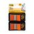 Post-it® Standard Page Flags in Dispenser, Orange, 100 Flags/Dispenser (MMM680OE2)