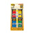 Post-it® Page Flag Value Pack, Assorted, 200 1" Flags + Highlighter with 50 1/2" Flags (MMM680RYBGVA)