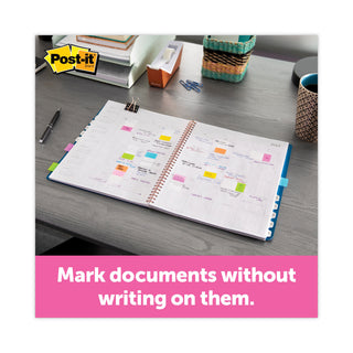 Post-it® Page Flags in Portable Dispenser, Assorted Primary, 160 Flags/Dispenser (MMM680RYGB2)
