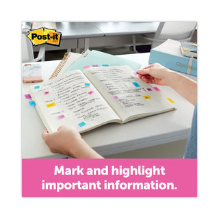 Post-it® 1/2" and 1" Page Flag Value Pack, Nine Assorted Colors, 320/Pack (MMM683XL1)