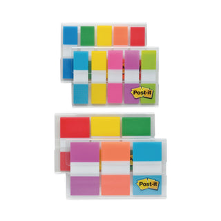 Post-it® 1/2" and 1" Page Flag Value Pack, Nine Assorted Colors, 320/Pack (MMM683XL1)
