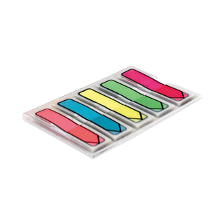 Post-it® Arrow 1/2" Page Flags, Five Assorted Bright Colors, 20/Color, 100/Pack (MMM684ARR2)