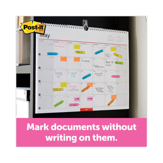 Post-it® Arrow 1/2" Page Flags, Assorted Primary, 24/Color, 96-Flags/Pack (MMM684ARR3)