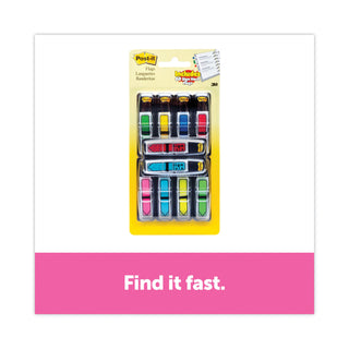 Post-it® Arrow 1/2" Page Flags, Assorted Primary/Brights, 252/Pack (MMM684VAD2)
