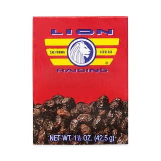 Lion California Seedless Raisins, 1.5 oz Box, 6/Pack (GRR30801001)
