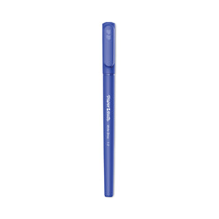 Papermate® Write Bros. Stick Ballpoint Pen, Medium 1mm, Blue Ink/Barrel, Dozen (PAP3311131C)