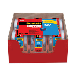 Scotch® 3850 Heavy-Duty Packaging Tape with Dispenser, 1.5" Core, 1.88" x 66.66 ft, Clear, 6/Pack (MMM1426)
