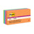 Post-it® Pads in Energy Boost Collection Colors, 2" x 2", 90 Sheets/Pad, 8 Pads/Pack (MMM6228SSAU)