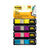 Post-it® Small Page Flags in Dispensers, 0.5" x 1.75", Four Colors, 35/Color, 4 Dispensers/Pack (MMM6834AB)