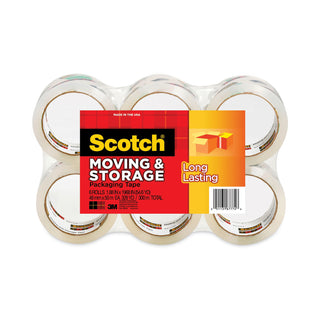 Scotch® Storage Tape, 3" Core, 1.88" x 54.6 yds, Clear, 6/Pack (MMM36506)