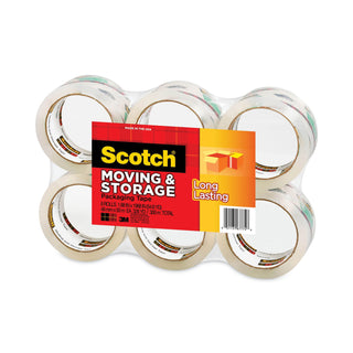 Scotch® Storage Tape, 3" Core, 1.88" x 54.6 yds, Clear, 6/Pack (MMM36506)
