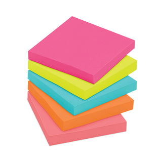 Post-it® Original Pads in Poptimistic Colors, Value Pack, 3" x 3", 100 Sheets/Pad, 14 Pads/Pack (MMM65414AN)