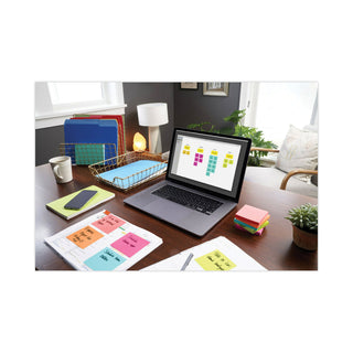 Post-it® Original Pads in Poptimistic Colors, Value Pack, 3" x 3", 100 Sheets/Pad, 14 Pads/Pack (MMM65414AN)
