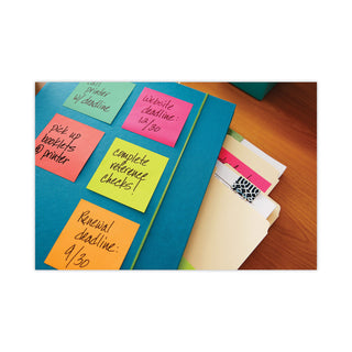 Post-it® Original Pads in Poptimistic Colors, Value Pack, 3" x 3", 100 Sheets/Pad, 14 Pads/Pack (MMM65414AN)