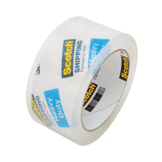 Scotch® 3850 Heavy-Duty Packaging Tape Cabinet Pack, 3" Core, 1.88" x 54.6 yds, Clear, 18/Pack (MMM385018CP)