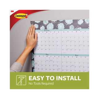 Command™ Poster Strips Value Pack, Removable, Holds Up to 1 lb, 0.63 x 1.75, White, 48/Pack (MMM17024VP)