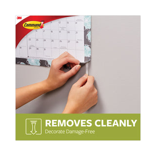 Command™ Poster Strips Value Pack, Removable, Holds Up to 1 lb, 0.63 x 1.75, White, 48/Pack (MMM17024VP)