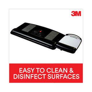 3M™ Knob Adjust Keyboard Tray With Highly Adjustable Platform, Black (MMMAKT80LE)
