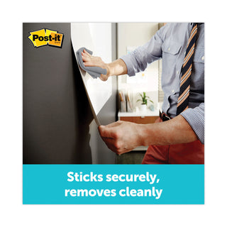 Post-it® Dry Erase Surface with Adhesive Backing, 96" x 48", White (MMMDEF8X4)