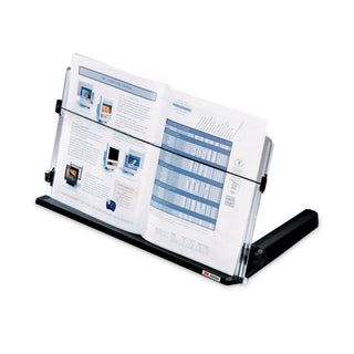 3M™ In-Line Freestanding Copyholder, 300 Sheet Capacity, Plastic, Black/Clear (MMMDH640)