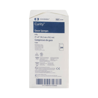 Curity™ Gauze Sponge 4 X 4 Inch 8-Ply NonSterile 200 per Pack (9995_BG)