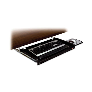 3M™ Under Desk Keyboard Drawer, 23w x 14d, Black (MMMKD45)