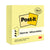 Post-it® Original Canary Yellow Pop-up Refill Value Pack, 3" x 3", Canary Yellow, 100 Sheets/Pad, 24 Pads/Pack (MMMR33024VAD)