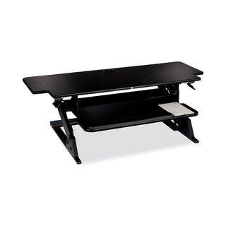 3M™ Precision Standing Desk, 42" x 23.2" x 6.2" to 20", Black (MMMSD70B)