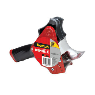 Scotch® Pistol Grip Packaging Tape Dispenser, 3" Core, For Rolls Up to 2" x 60 yds, Red (MMMST181)