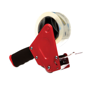 Scotch® Pistol Grip Packaging Tape Dispenser, 3" Core, For Rolls Up to 2" x 60 yds, Red (MMMST181)