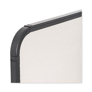 MasterVision™ Magnetic Dry Erase Board, 11 x 14, Black Plastic Frame (BVCCLK020402)