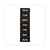 MasterVision™ Interchangeable Magnetic Board Accessories, Days of Week, Black/White, 2" x 1" (BVCFM1007)