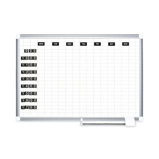 MasterVision™ Interchangeable Magnetic Board Accessories, Days of Week, Black/White, 2" x 1" (BVCFM1007)