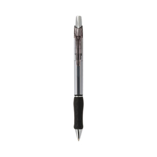 Pentel® R.S.V.P. Super RT Retractable Ballpoint Pen, 0.7mm, Black Ink/Barrel, Dozen (PENBX477A)