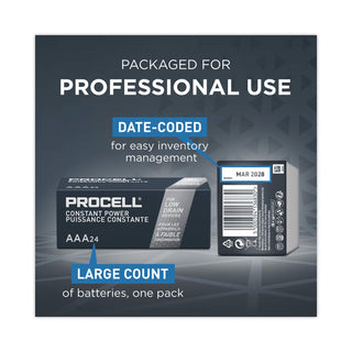 Procell® PC2400BKD Alkaline Battery, AAA (DURPC2400BKD)