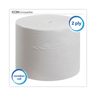 Scott® Essential Extra Soft Coreless Standard Roll Bath Tissue, Septic Safe, 2-Ply, White, 800 Sheets/Roll, 36 Rolls/Carton (KCC07001)