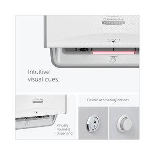 Kimberly-Clark Professional ICON Automatic Roll Towel Dispenser, 20.12 x 16.37 x 13.5, White Mosaic (KCC58710)