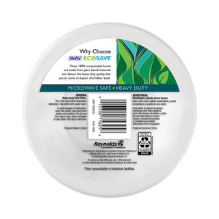 Hefty® Super Strong Paper Dinnerware, 6 3/4" Plate, Bagasse, 30/Pack (RFPD7730000CBT)