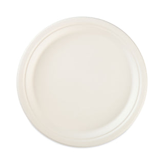 Hefty® Super Strong Paper Dinnerware, 6 3/4" Plate, Bagasse, 30/Pack, 12 Packs/Carton (PACD7730000CBT)
