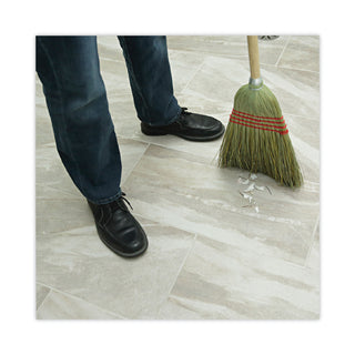 Boardwalk® Mixed Fiber Maid Broom, Mixed Fiber Bristles, 55" Overall Length, Natural, 12/Carton (BWK920YCT)