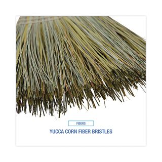 Boardwalk® Warehouse Broom, Yucca/Corn Fiber Bristles, 56" Overall Length, Natural (BWK932YEA)