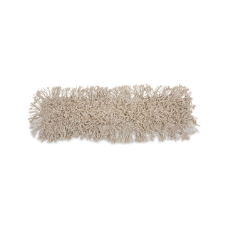 Boardwalk® Mop Head, Dust, Cotton, 24 x 3, White (UNS1024)