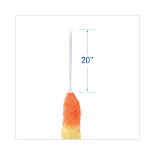 Boardwalk® Polywool Duster w/20" Plastic Handle, Assorted Colors (UNS9441)