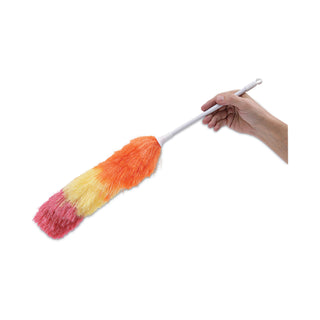 Boardwalk® Polywool Duster w/20" Plastic Handle, Assorted Colors (UNS9441)
