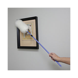 Boardwalk® Lambswool Duster, Plastic Handle Extends 35" to 48" Handle, Assorted Colors (UNSL3850)