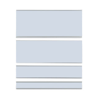 C-Line® Clear Magnetic Label Holders, Side Load, 6 x 2, Clear, 10/Pack (CLI87820)