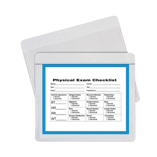 C-Line® Self-Adhesive Labeling Pockets, Top Load, 3 3/4 x 3, Clear, 25/Pack (CLI70443)