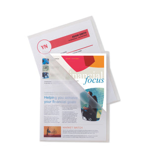 C-Line® Specialty Project Folders, Letter Size, Clear, 25/Box (CLI62627)